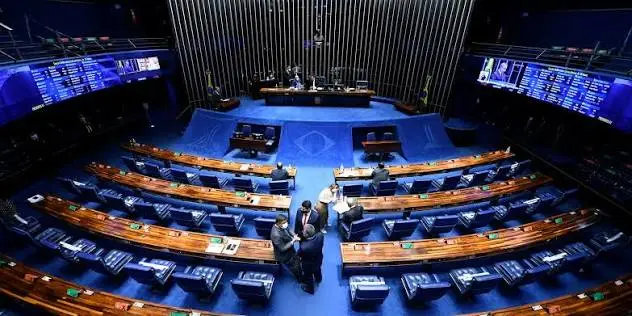 Plenário do Senado Federal visto do alto