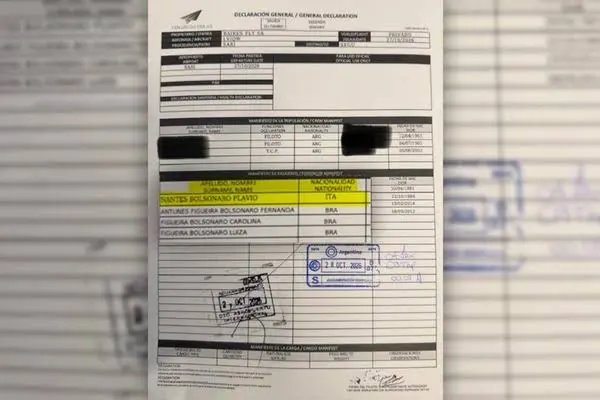 Flávio Bolsonaro usou passaporte italiano para deixar a Argentina rumo aos EUA